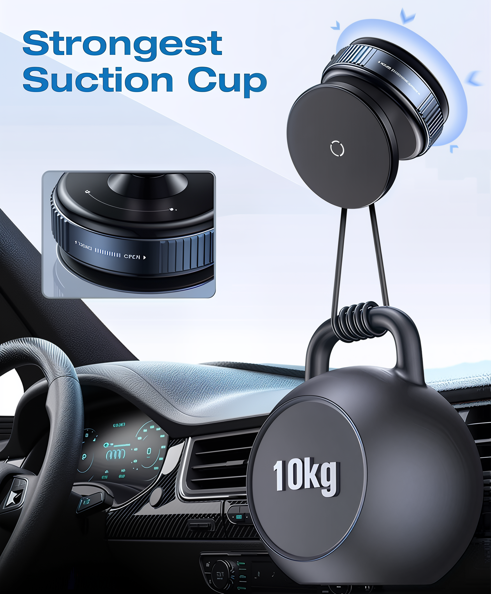 Support magnétique MagSafe stable 360°