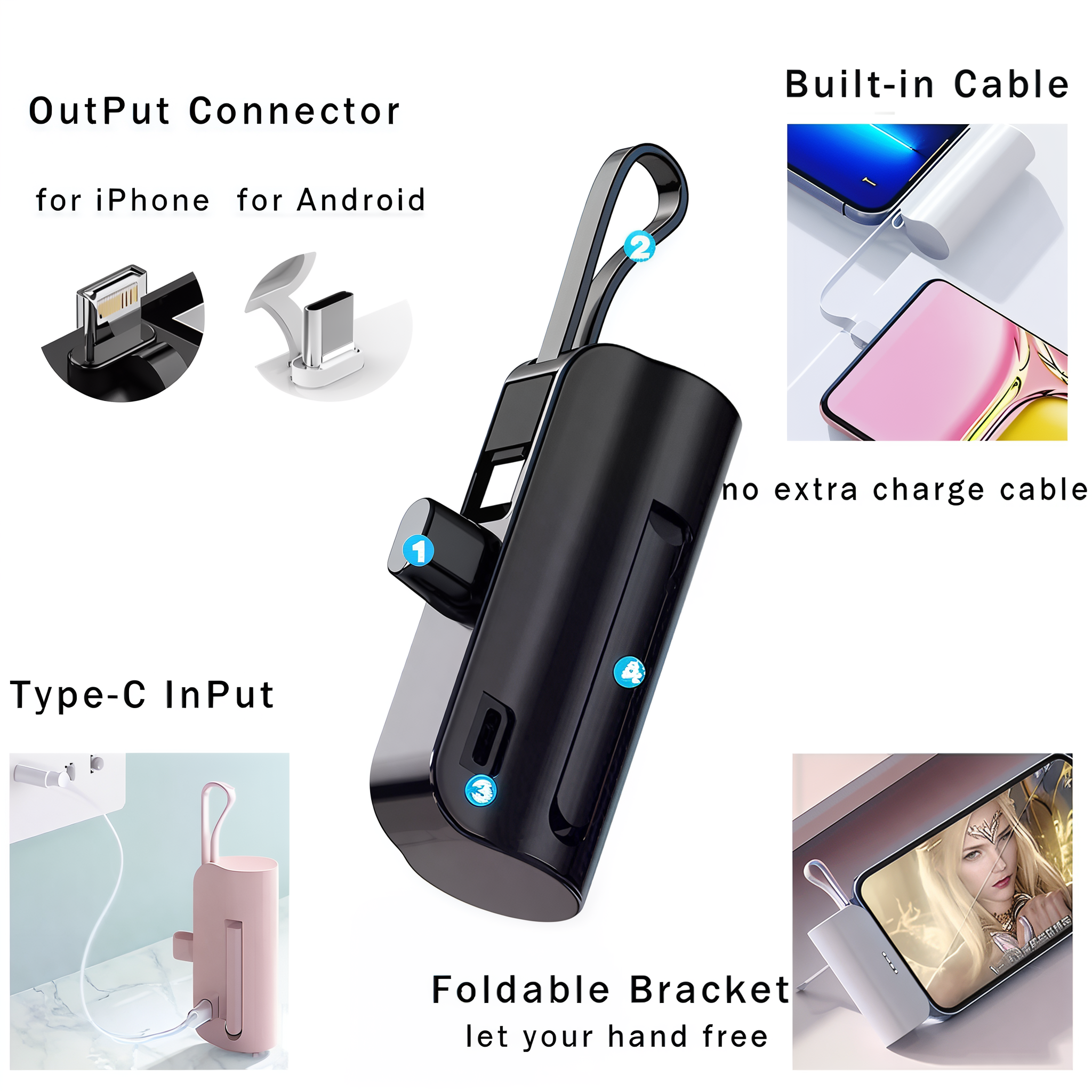 Mini Powerbank 5000mAh